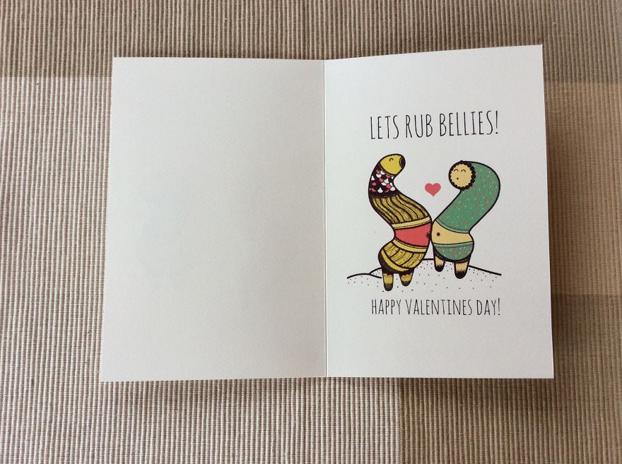 I Create Narrative Cards Illustrating Cute Mini Stories