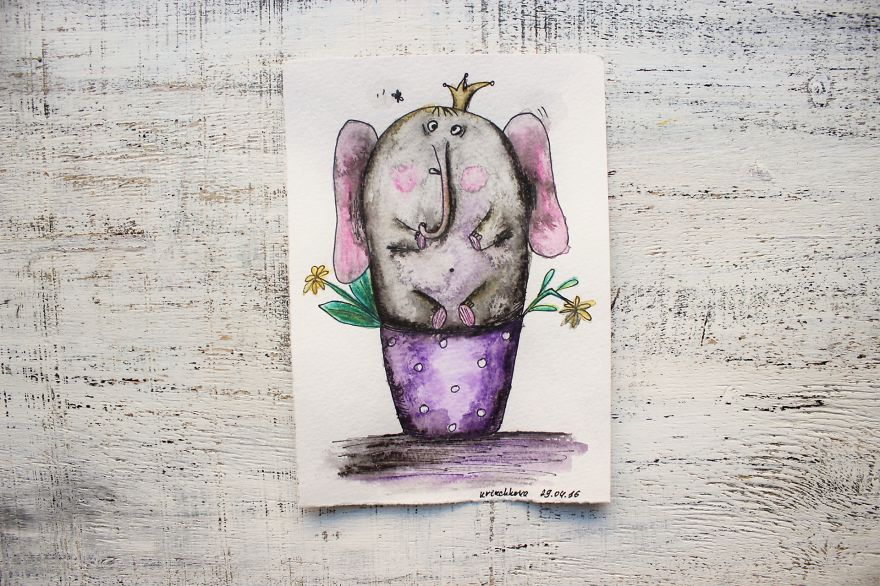 I Took A Challenge Of Painting One Picture Per Day For A Year To Start Drawing Again I Took A Challenge Of Painting One Picture Per Day For A Year To Start Drawing Again