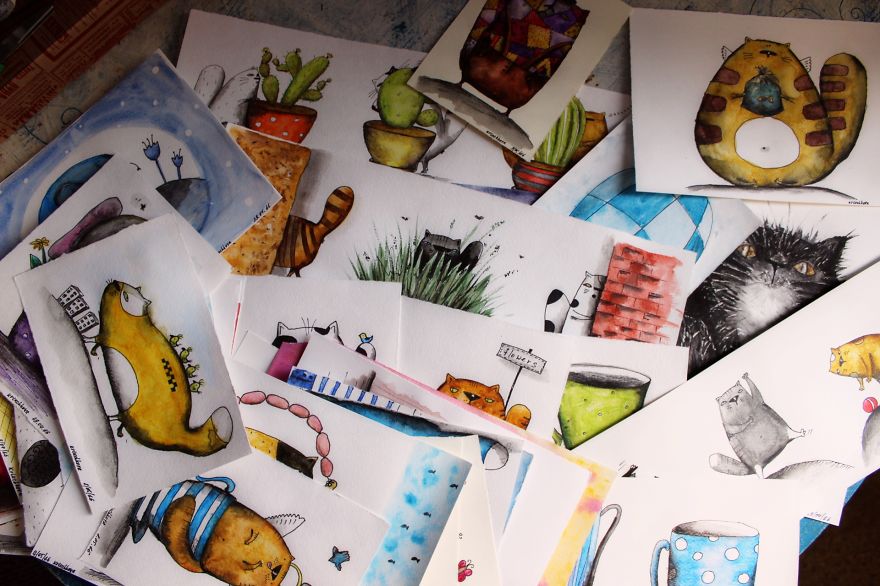 I Took A Challenge Of Painting One Picture Per Day For A Year To Start Drawing Again I Took A Challenge Of Painting One Picture Per Day For A Year To Start Drawing Again