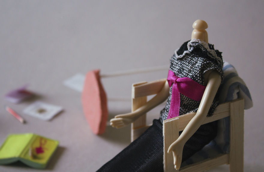 How We Spent Our Holidays ~ Handmade Doll Accessories By 11-year-old Girl