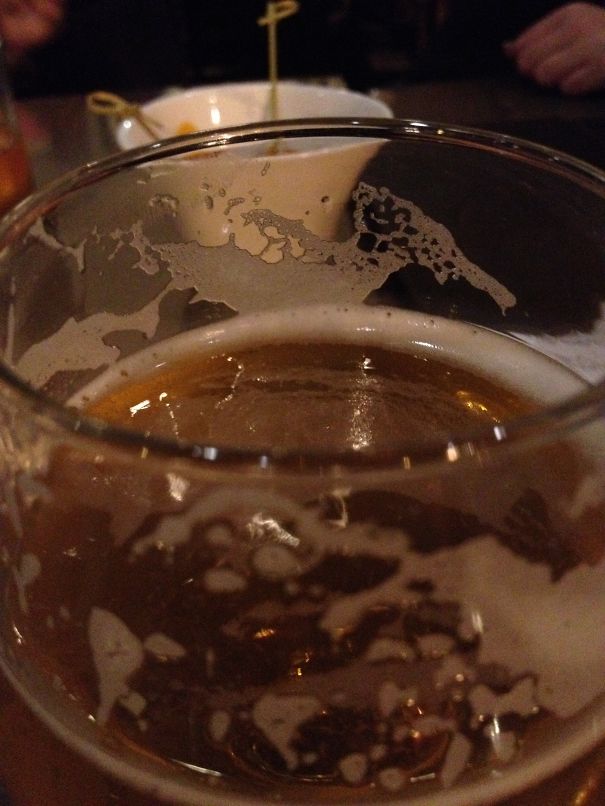 Little Girl In Beer Foam