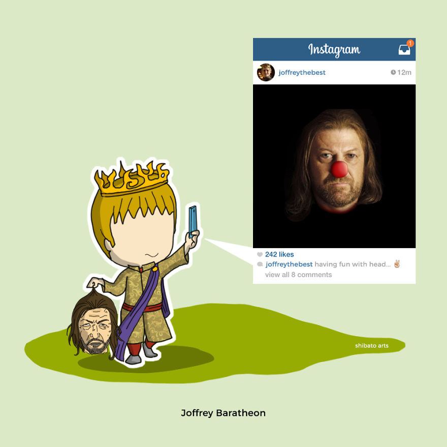 I Illustrated Game Of Thrones Characters Using Today's Apps