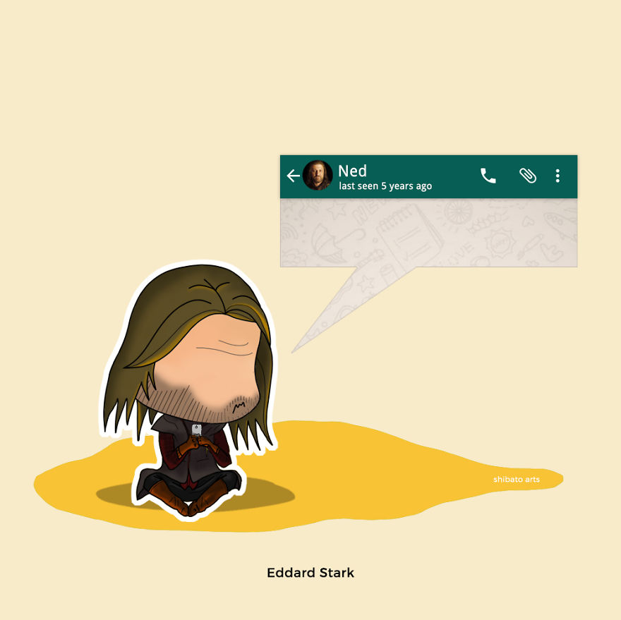 I Illustrated Game Of Thrones Characters Using Today's Apps