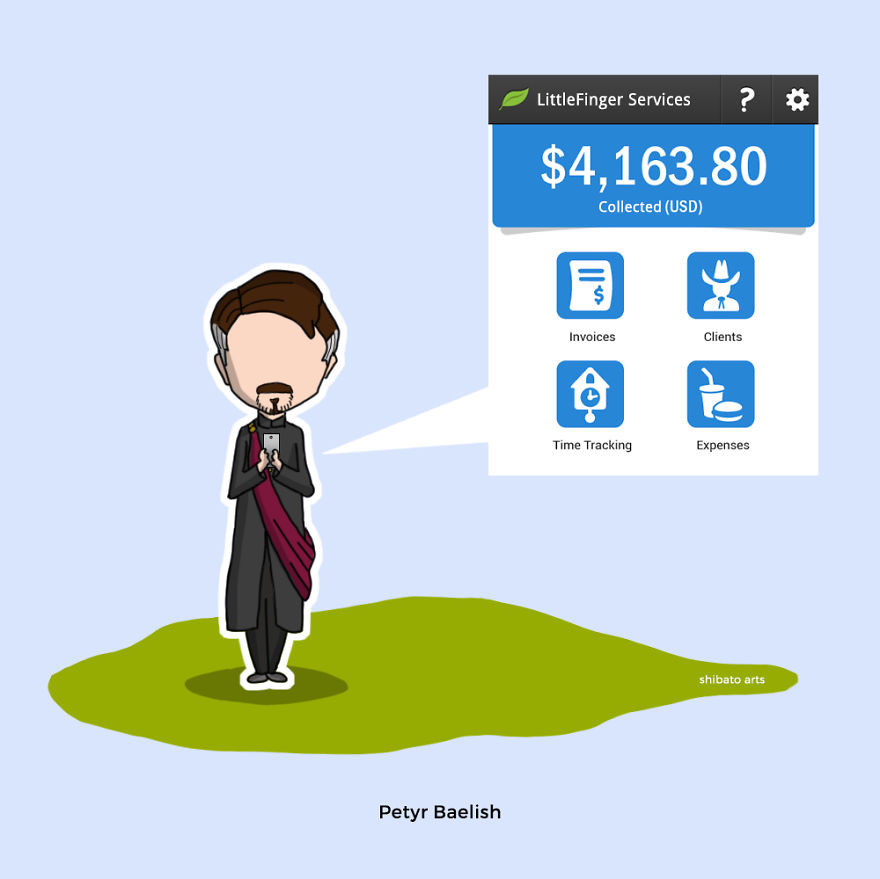 I Illustrated Game Of Thrones Characters Using Today's Apps