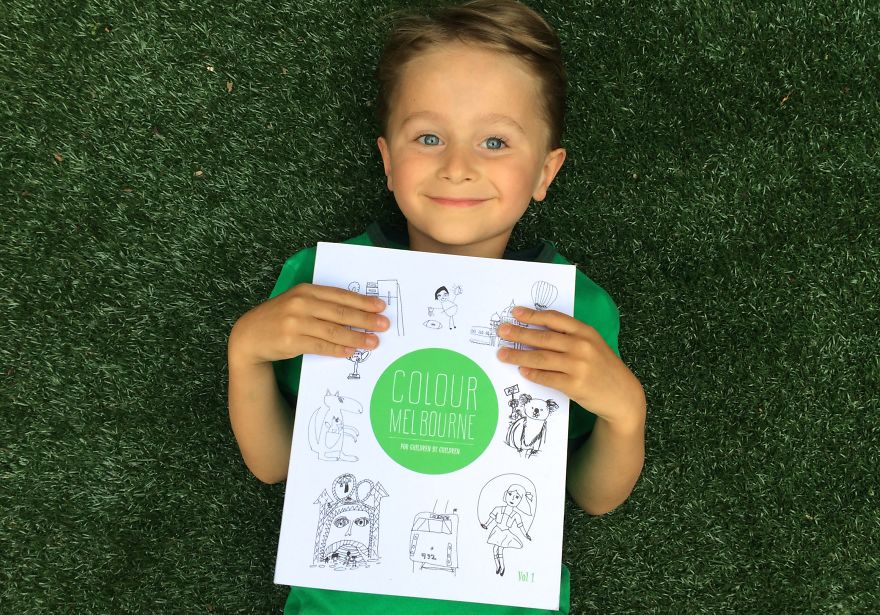 52 Child Artists Illustrate Their Own Colouring Book. Help Them Get It Published.