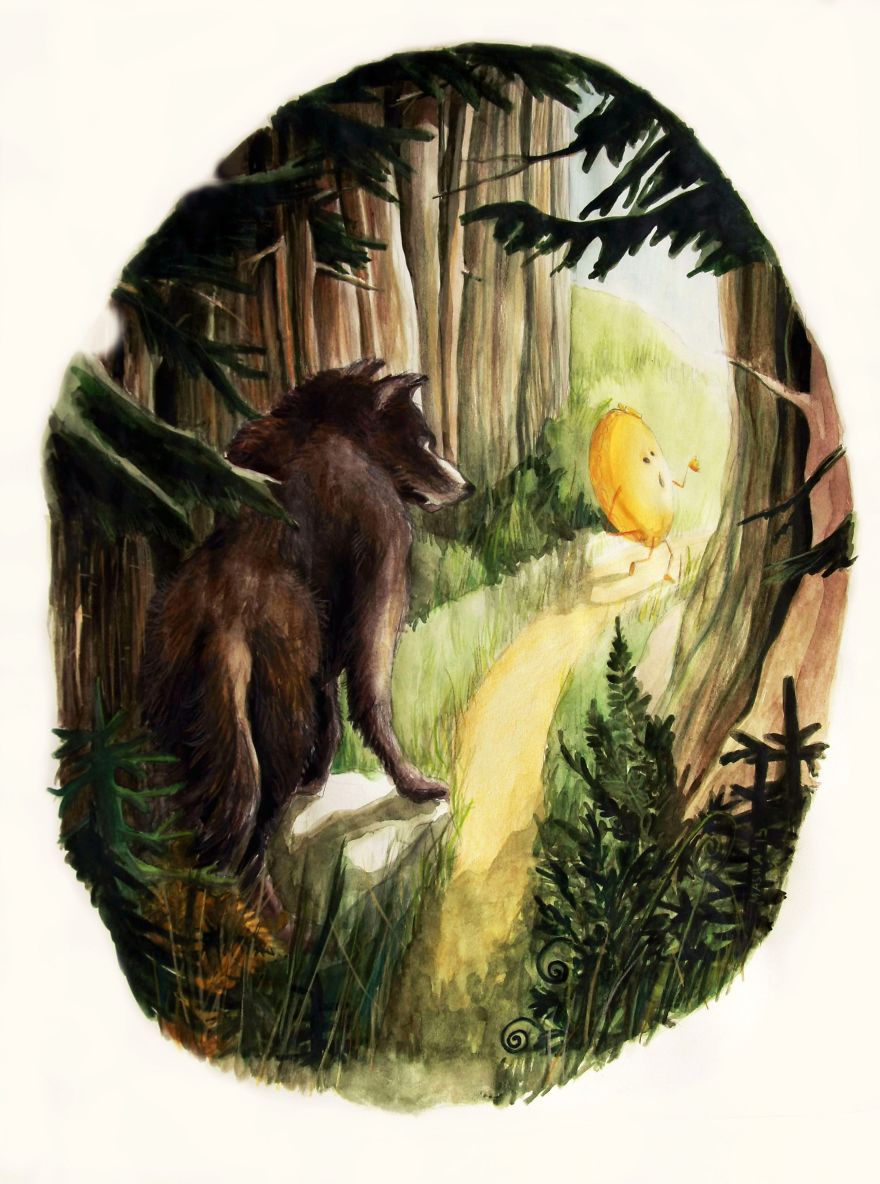 Kolobok - An Illustrated Journey Of A Ginger Bread In The Woods. Kinda Short One, Too Kolobok - An Illustrated Journey Of A Ginger Bread In The Woods. Kinda Short One, Too