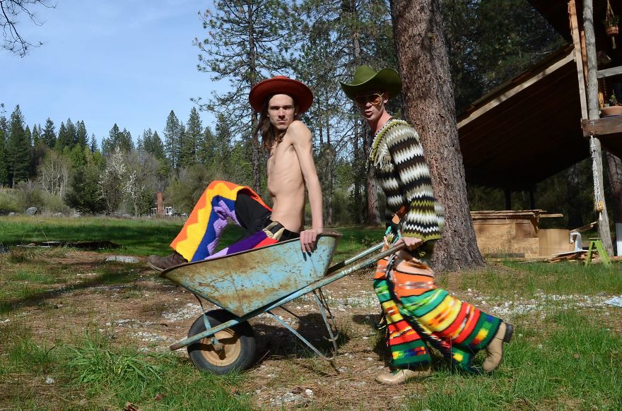 I Turn Grandma's Blankets Into Clothes