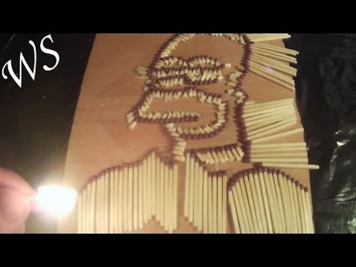 Fire Art – Homer Simpson