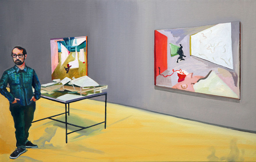 I've Painted My Experience Visiting Louvre I've Painted My Experience Visiting Louvre