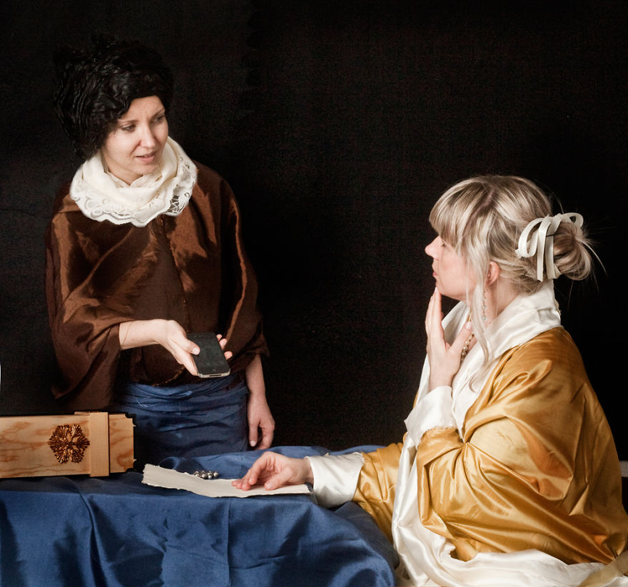 Polish Artist Recreates 17th-Century Paintings By Adding Details From Modern World Polish Artist Recreates 17th-Century Paintings By Adding Details From Modern World