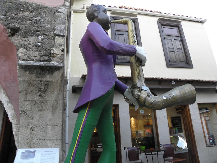 The "l" Sax From Rethymnon In Crete