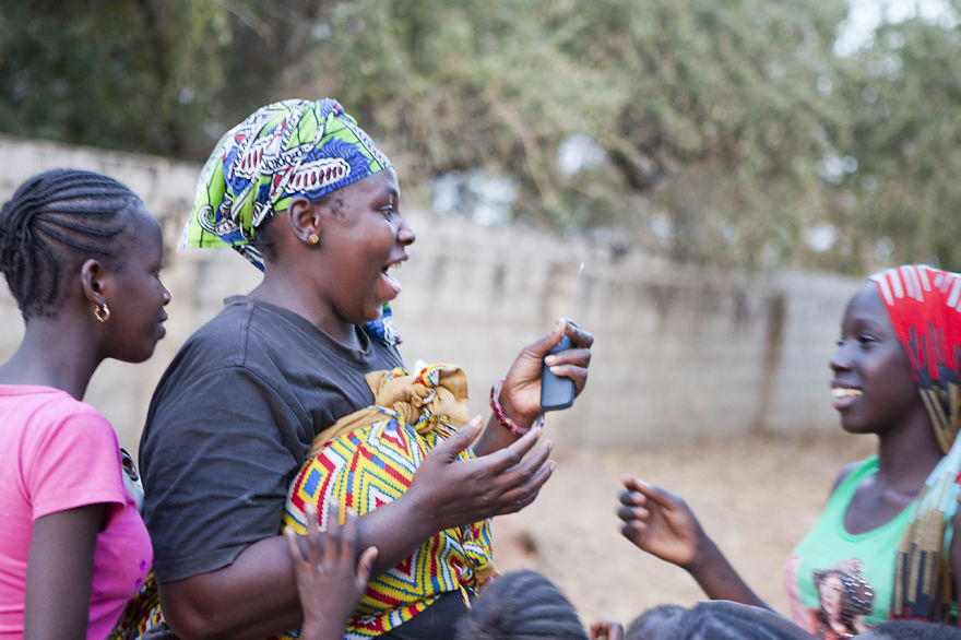 On My Trip To Gambia I Photographed Locals And Gave The Pictures As A Gift