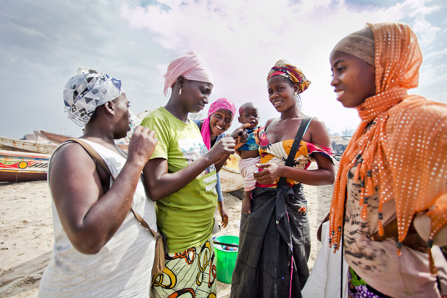 On My Trip To Gambia I Photographed Locals And Gave The Pictures As A Gift
