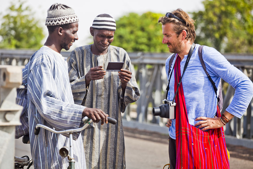 On My Trip To Gambia I Photographed Locals And Gave The Pictures As A Gift