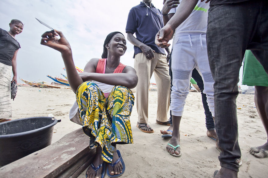 On My Trip To Gambia I Photographed Locals And Gave The Pictures As A Gift