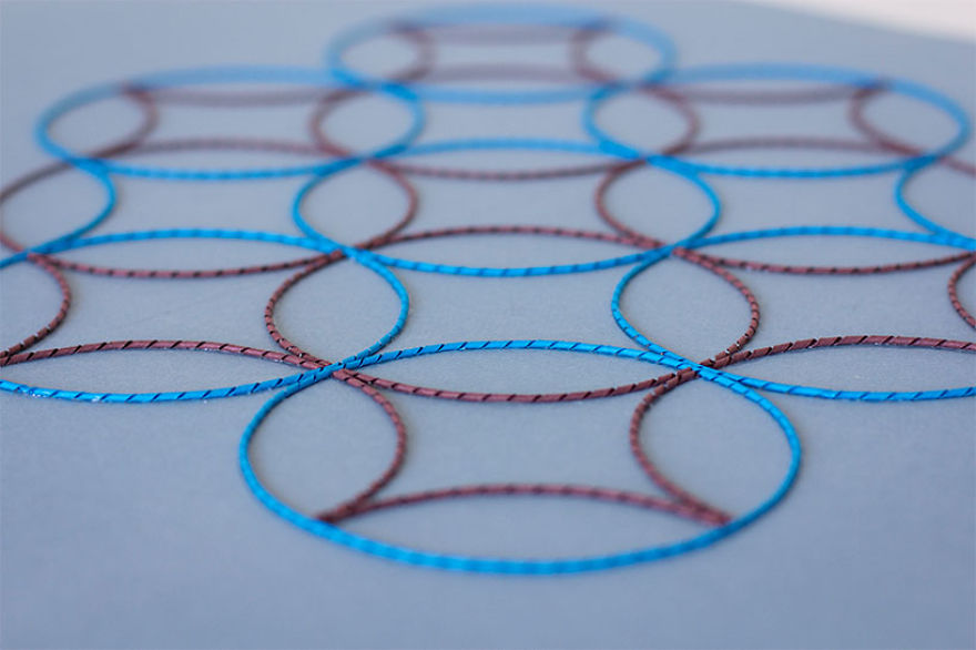 I Create Paper Landscapes Inspired By Zen Gardens Using 1000s Of Paper Strips