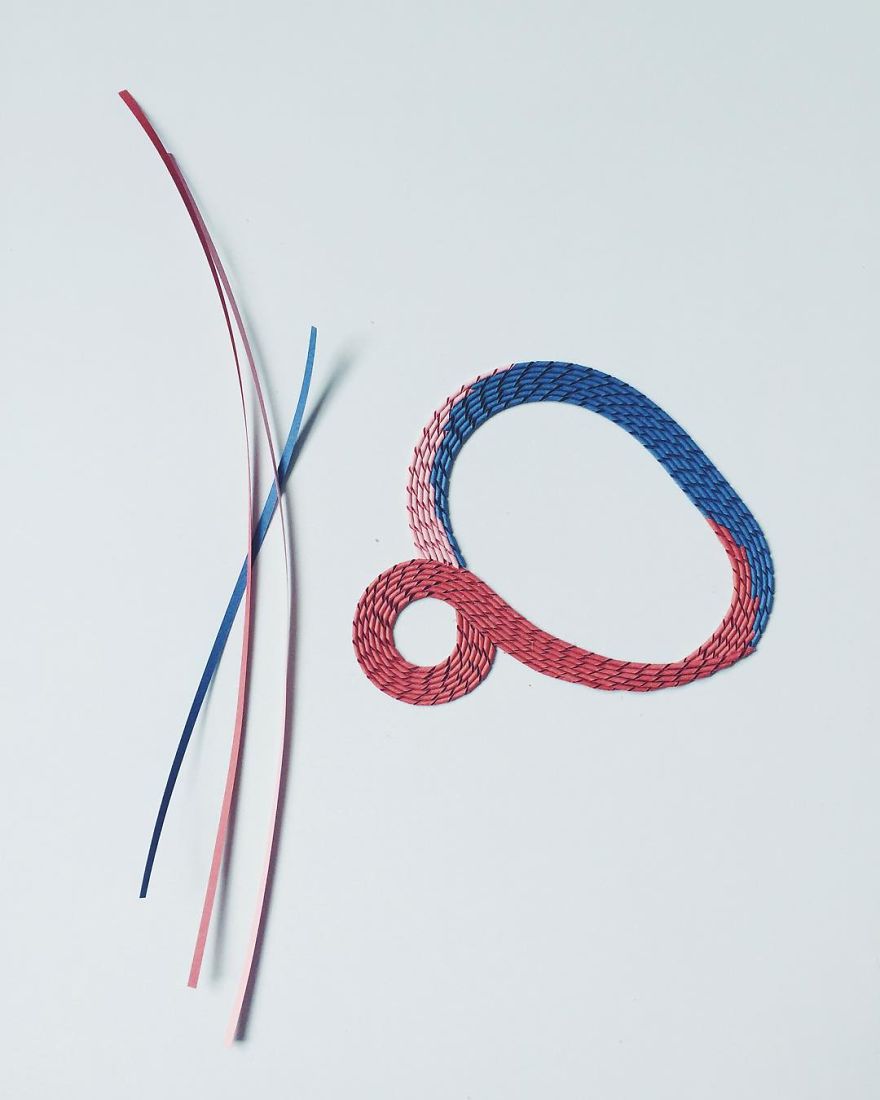 I Create Paper Landscapes Inspired By Zen Gardens Using 1000s Of Paper Strips