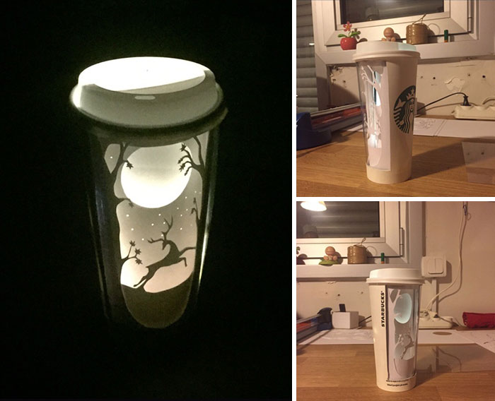 Papercut Lightboxes That I Cut From One Continuous Piece Of Paper