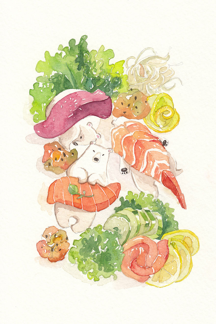 When Cute Animals Meet Delicious Foods When Cute Animals Meet Delicious Foods