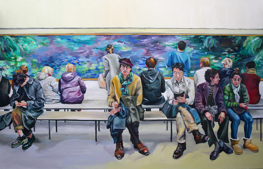 I've Painted My Experience Visiting Louvre