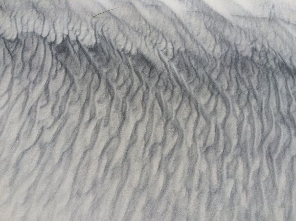 Sand Painting - Not By Hand But By The Wind.