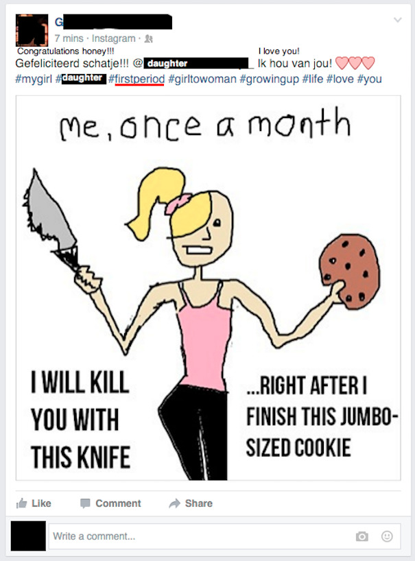 Dad Wants The World To Know... #firstperiod