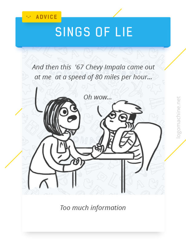 Telltale Signs Of Lie