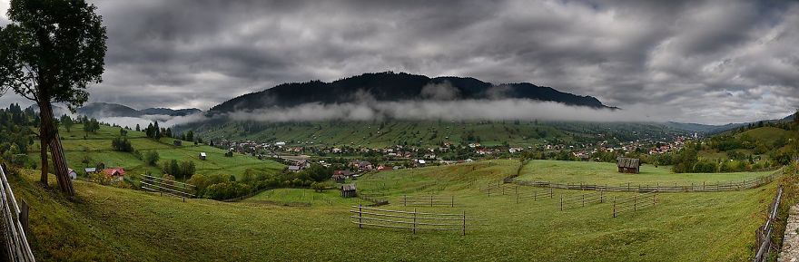 The Village With Beautiful People. Sadova In Romania