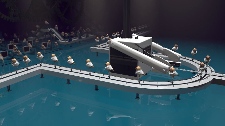 This 3D Animation Video Takes You Inside A Cuckoo Clock