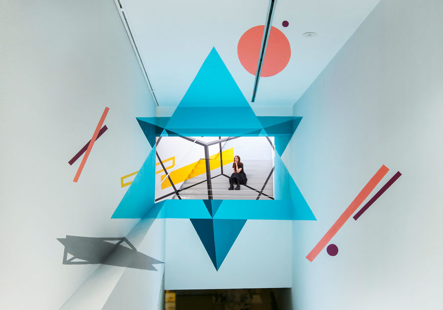 We Created Three Anamorphic Installations That Change Shape As You Walk Through Them We Created Three Anamorphic Installations That Change Shape As You Walk Through Them