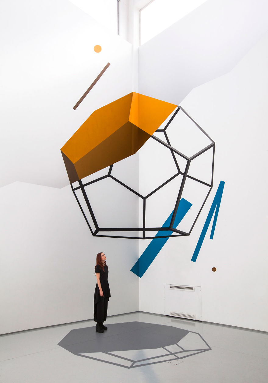 We Created Three Anamorphic Installations That Change Shape As You Walk Through Them We Created Three Anamorphic Installations That Change Shape As You Walk Through Them