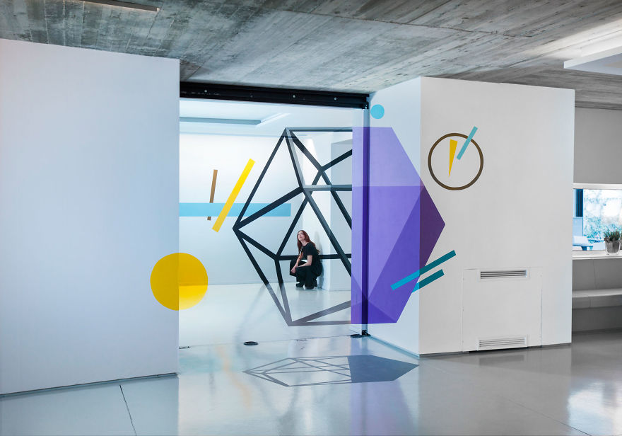 We Created Three Anamorphic Installations That Change Shape As You Walk Through Them We Created Three Anamorphic Installations That Change Shape As You Walk Through Them