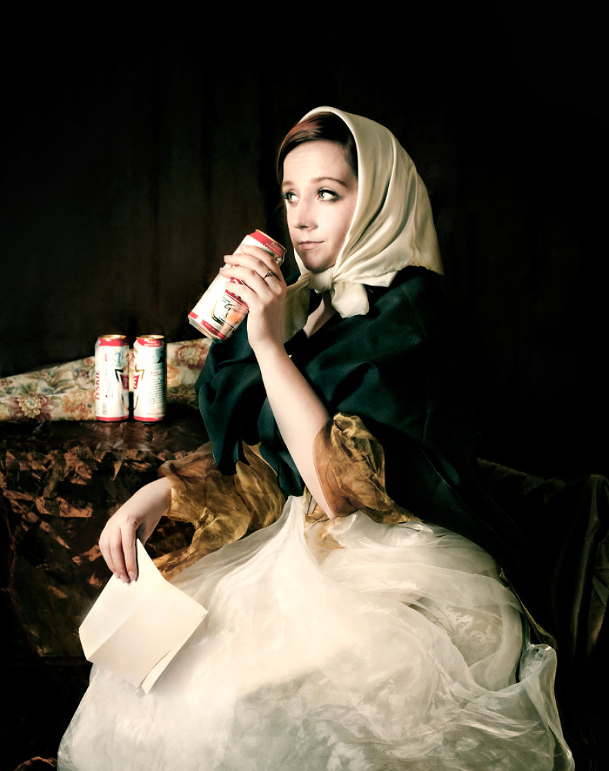 Polish Artist Recreates 17th-Century Paintings By Adding Details From Modern World Polish Artist Recreates 17th-Century Paintings By Adding Details From Modern World