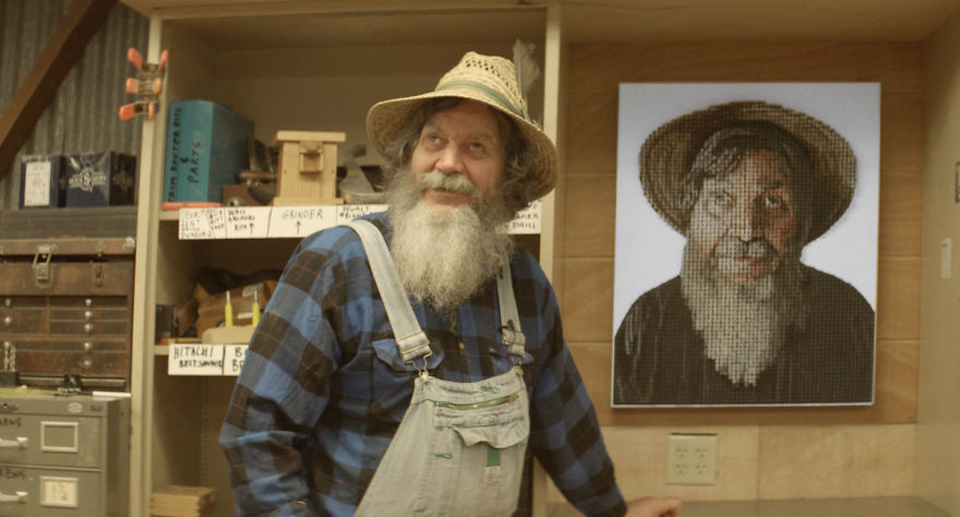 We Made A 3D Screw Portrait That A Blind Artist Could 'See' With His Hands