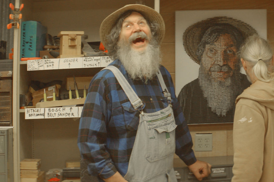 We Made A 3D Screw Portrait That A Blind Artist Could 'See' With His Hands