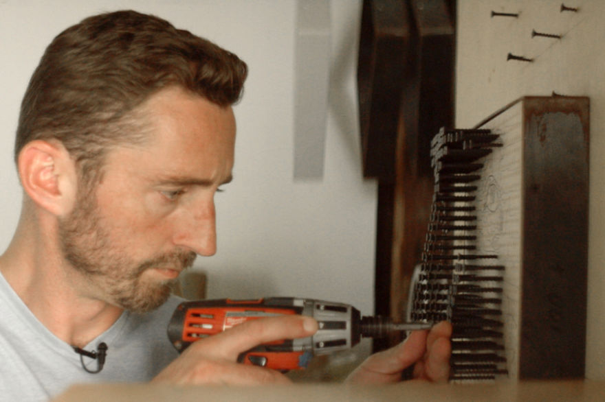 We Made A 3D Screw Portrait That A Blind Artist Could 'See' With His Hands We Made A 3D Screw Portrait That A Blind Artist Could 'See' With His Hands