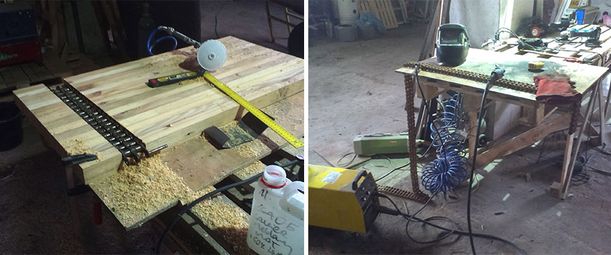 We Turned Old Wood And Rusty Chain Into A Coffee-Table We Turned Old Wood And Rusty Chain Into A Coffee-Table
