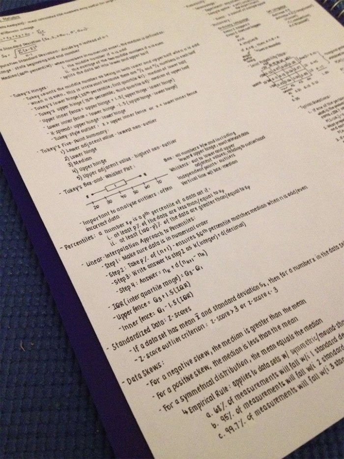 Handwriting example on a page with detailed mathematical notes.