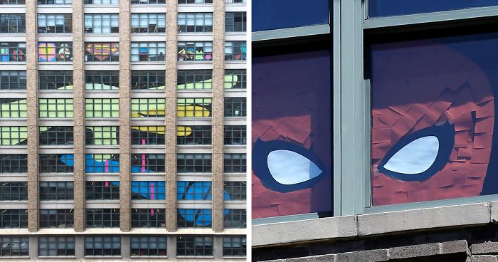 Post-It War Between Two Office Buildings Ends With Epic Finale