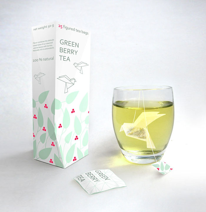 Green Tea Bird Bag