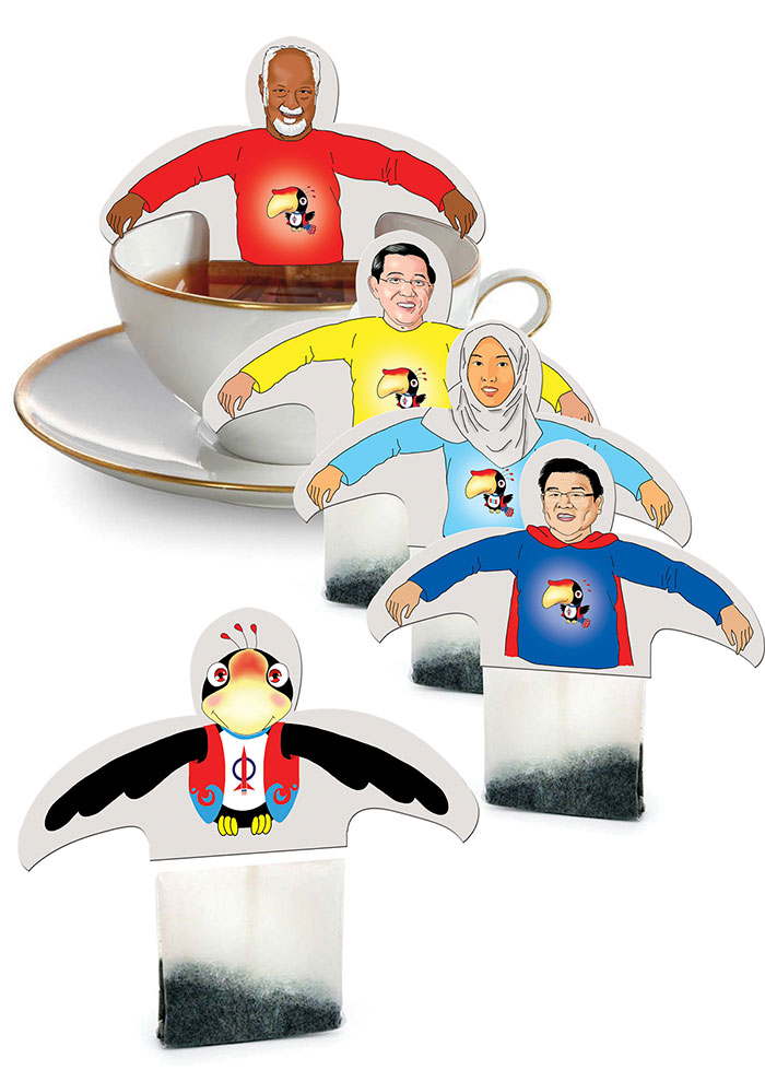 A Series Of Character Design For A Fun Tea Bags