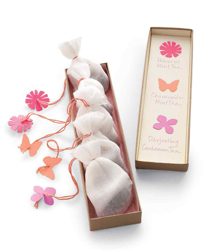 Cute Tea Bags And Gift Box