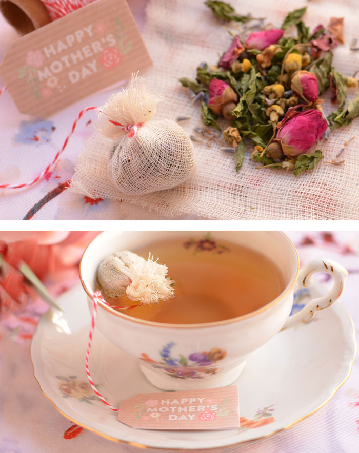 Floral Herbal Tea Bag