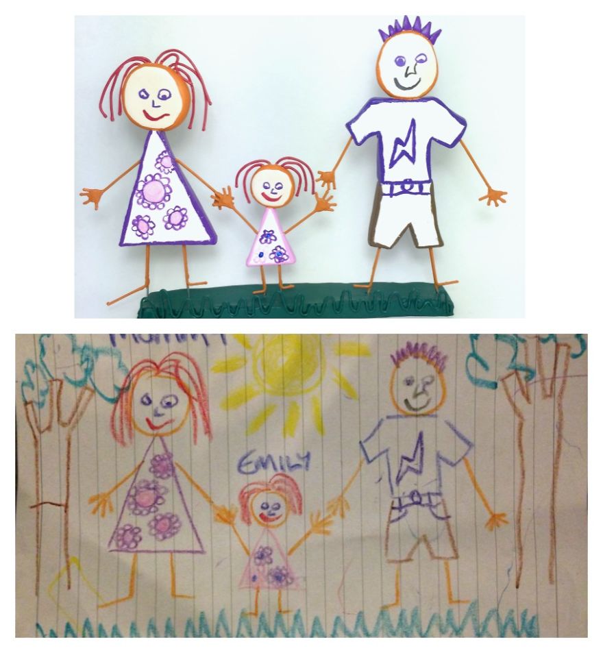 I Turn Childrens Drawings Into Display Ornaments I Turn Childrens Drawings Into Display Ornaments