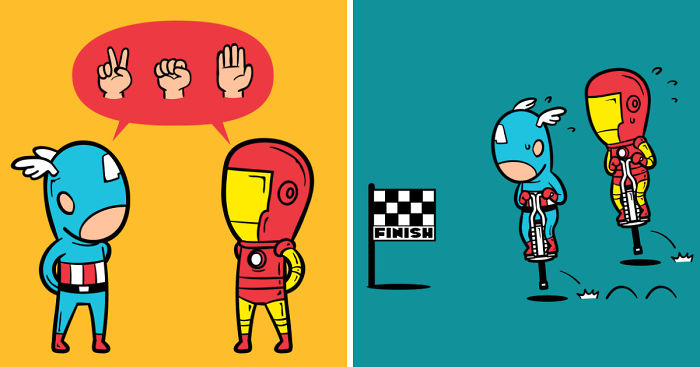 I Made A Parody Series Of Illustrations Of Characters Of Civil War Movie