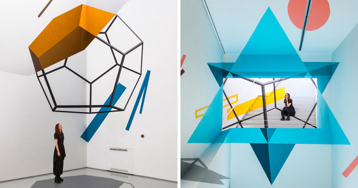 We Created Three Anamorphic Installations That Change Shape As You Walk Through Them