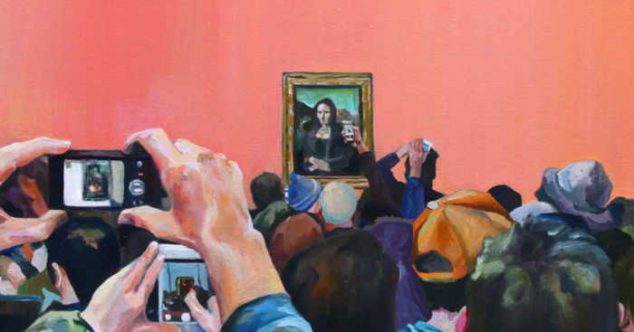 I’ve Painted My Experience Visiting Louvre