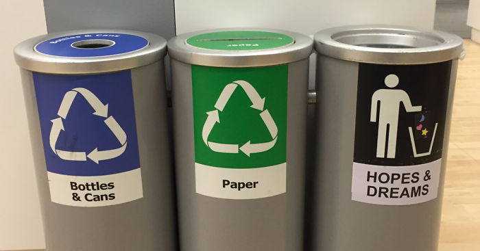 I Turned This Store’s Regular Trashcan Into A Trashcan For People’s Hopes And Dreams