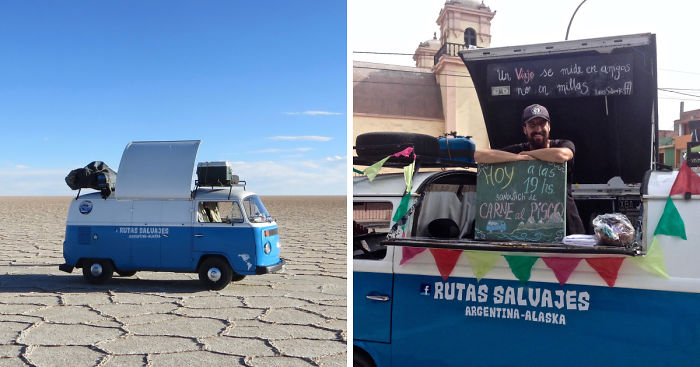 I Turned My Van Into A Food Truck To Travel Around The World