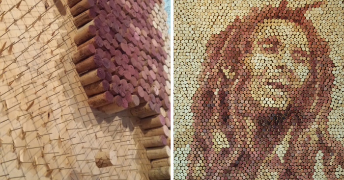 I Recycle Materials From Bars And Restaurants And Turn Them Into Works Of Art